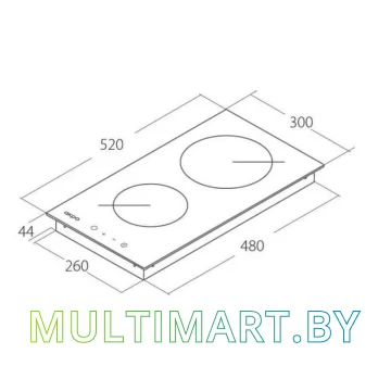 Электрическая варочная панель Akpo PKA 30830 BL картинка 5